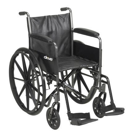 McKesson Composite Wheelchair 1 Each, Black