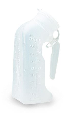 Mckesson Male Urinal: 48 Count, Translucent, 32 oz/1000 ml