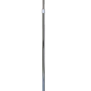Medline Industries Standard I.V. Pole with 2 Hooks and 4 Caster, Large, 18" Dia, LatexFree, Horn Style Hooks 88161890