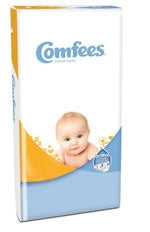 Comfees CMF-4 Baby Diapers, Bag of 31 16547799