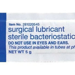 Lubricating Jelly Surgilube 281020545 5 g Individual Packet Sterile. 1 each