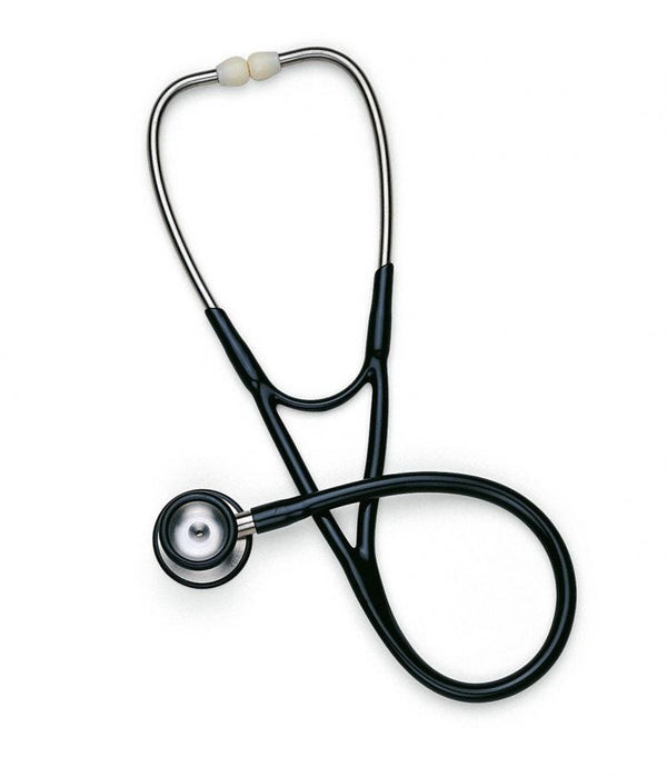 Medline Elite Black Stainless Steel Stethoscope
