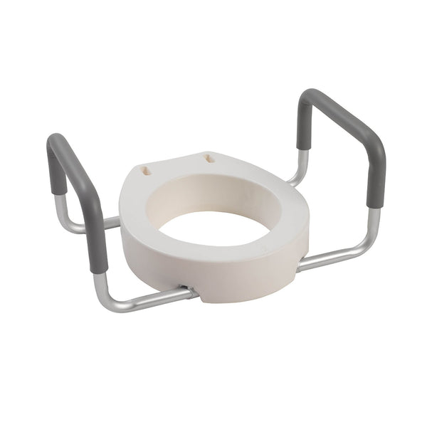 Drive Premium 12402 Raised Toilet Seat with Removable Arms, 1 Count 25581156