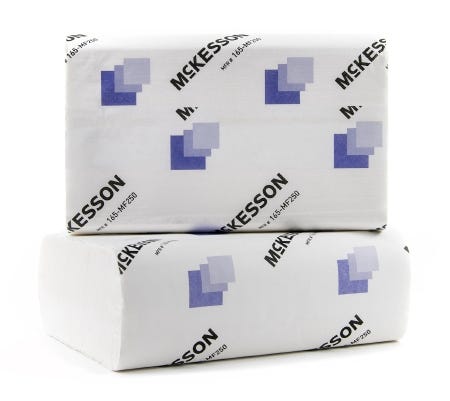 McKesson Paper Towel Multi-Fold 1-Ply 9.06 X 9.45 Inch Case of 4000