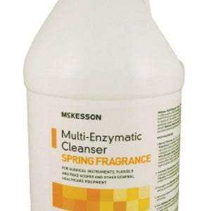 Mckesson Multi-Enzymatic Instrument Cleanser: 1 Count, 1 gallon, Spring Fresh Scent