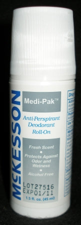 McKesson Antiperspirant / Deodorant Roll-On 1.5 oz. Fresh Scent, Pack of 10 44568269