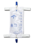 Leg Bags with Twist Valve, Medium, 200 oz, Case of 48