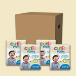 Cutie Pant Training Pant - Boy 3T-4T, 4 Packs of 23 (92 Total)