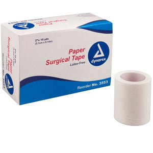 Dynarex Paper Medical Tape 1 Each, White 47662481
