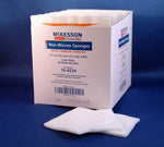 McKesson Non-Woven Sponge Polyester / Rayon 4-Ply 2 X 2 Inch Square Sterile, Box of 100