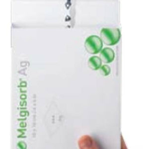 Molnlycke 255050 Calcium Alginate Dressing with Silver Box of 10 94946433