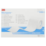 3M Micropore 1530-3 Medical Tape Skin Friendly Paper 3 Inch X 10 Yard White NonSterile, Case of 40