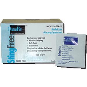 Derma-Rite Stingfree Skin Prep Wipes: 50 Count