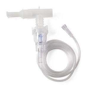 Medline VixOne Disposable Handheld Nebulizer Kit, T-Mouthpieces, with 7' Tube, Universal, Case of 50