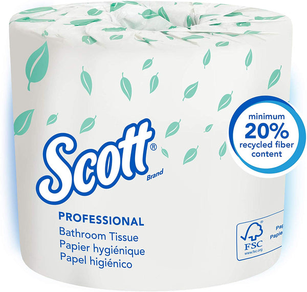 Scott Toilet Tissue: 80 Count, White, 4