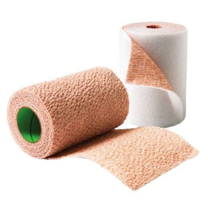 3M Coban 2, 2094N, 2 Layer Compression Bandage System 2.9 Yard X 4 Inch / 4 Inch X 5.1 Yard 3540 mmHg Selfadherent / Pull On Closure Tan / White NonSterile, Case of 8 45361462
