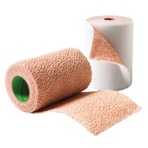 3M Coban 2, 2094N, 2 Layer Compression Bandage System 2.9 Yard X 4 Inch / 4 Inch X 5.1 Yard 3540 mmHg Selfadherent / Pull On Closure Tan / White NonSterile, Case of 8 45361462