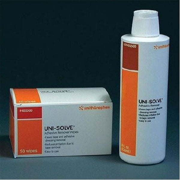 Smith & Nephew UniSolve 402300 Adhesive Remover Wipe Box of 50 17262730