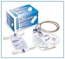 Dynarex 4271 Urinary Drain Bag Anti-Reflux Valve 2000 mL Vinyl,1 Count 18449780