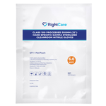 RightCare Class 100 processed 12” Hand Specific Gamma Sterilized Cleanroom Nitrile Gloves, Powder-Free, Case of 200 Pairs 52093778