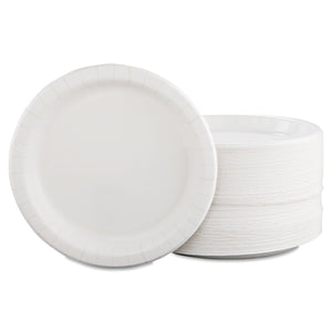 Solo Plate Bare Eco-Forward White Disposable Paper 9 Inch, Case of 500