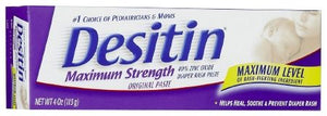 Desitin Maximum Strength Diaper Rash Treatment 4 oz. Tube Scented Cream 94240737
