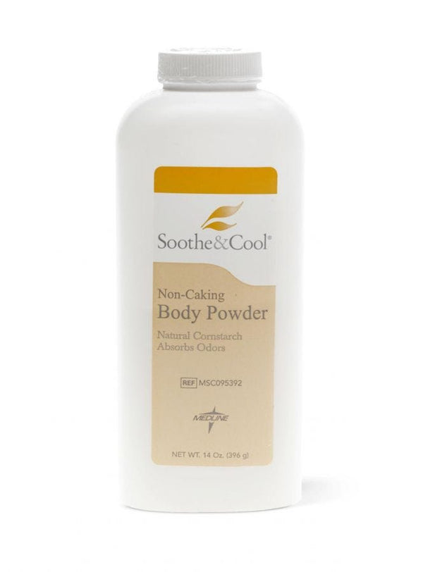 Medline Soothe & Cool Cornstarch Body Powder: 14 OZ, 12 Count 69849918