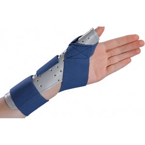 ThumbSPICA Right Hand Thumb Splint Small/Medium 1 Each, Blue/Gray 44851610