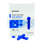 McKesson 16-030-100 Twist Top Lancet Needle, Box of 100