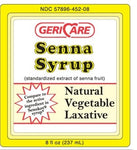 Mckesson Senna Laxative, Liquid, 8 oz., 8.8 mg Strength, Sennosides, 1 Bottle