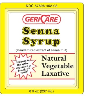Mckesson Senna Laxative, Liquid, 8 oz., 8.8 mg Strength, Sennosides, 1 Bottle