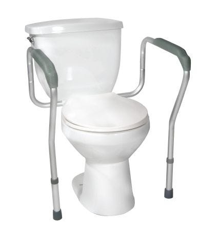 Drive Medical 12001-4 Toilet Safety Frame 1 Each