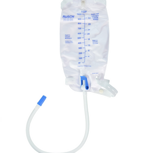 Teleflex Easy Tap Leg Bag with Twist Valve and Straps, Case of 48