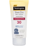 Neutrogena 11079 Sheer Zinc Sunscreen, 1 Each