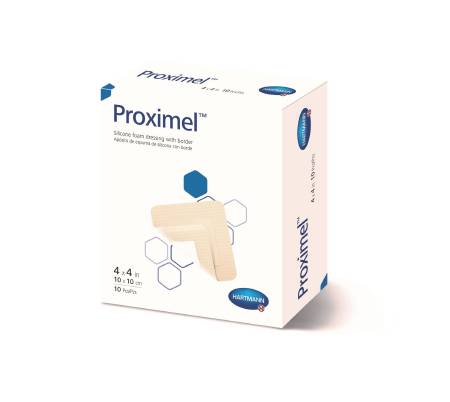 Proximel 14100000 Silicone Dressing, with Border, 3