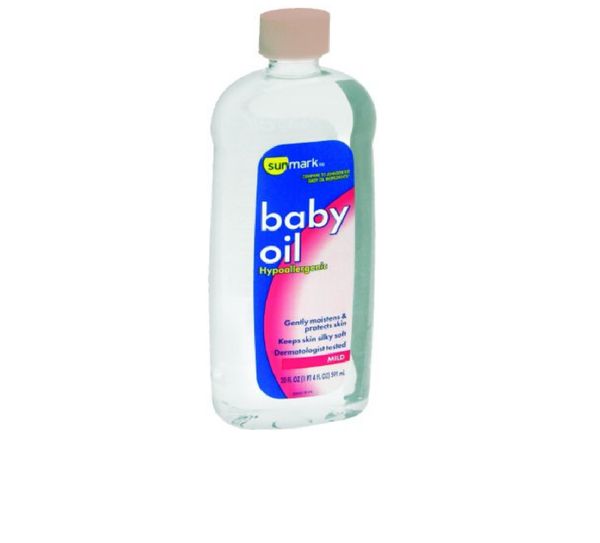 Sunmark Baby Oil 20 oz. Bottle Scented, 1 Count
