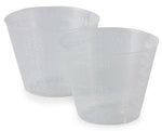 McKesson Graduated Medicine Cup 1 oz. Translucent Plastic Disposable Box of 100