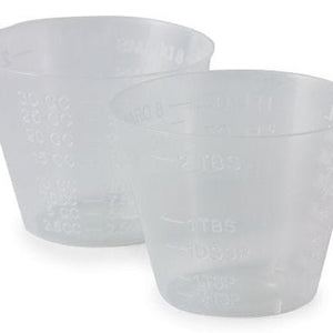 Solo Medical Dental 10 oz Graduated Plastic Cups Clear