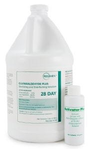 REGIMEN Glutaraldehyde High Level Disinfectant Activation Required Liquid 1 gal. Jug Max 28 Day Reuse Fruity Scent, Case of 4