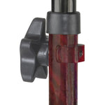 Drive Deluxe 3 Wheel Rollator Aluminum Red 3 Wheel