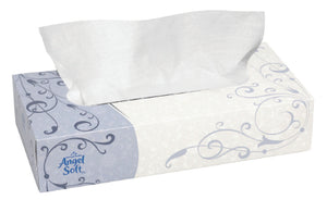 Angel Soft ps Facial Tissue, White, 7.6 X 8.8 Inch, Box of 100 86720061