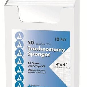 Dynarex 4612 Tracheostomy Dressing. Box of 50