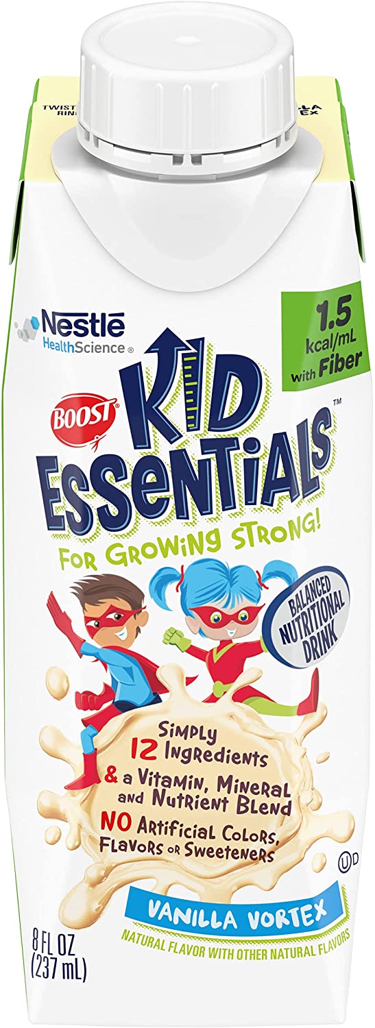 Boost Kid Essentials 1.5 Balanced Nutritional Drink with Fiber for Children, 8 fl oz. Carton 70416236