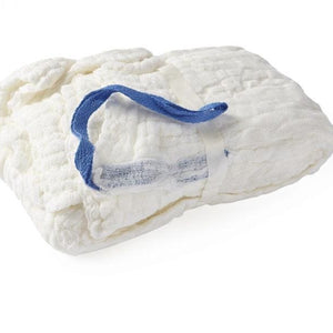 Medline Sterile X-Ray Detectable Lap Sponges: 200 Count, 12" x 12", 4-Ply