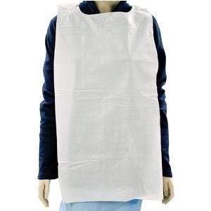 Dynarex Lap Bib: 300 Count, White, 16" x 33" 63397660