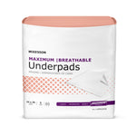 McKesson Maximum Breathable Underpad 24756140 58136280 46301143