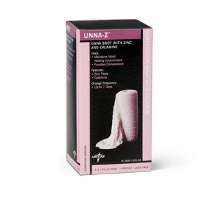 Unna-Z Calamine Boot Bandages 3 Inch x 10 Yard Latex Free Case of 12