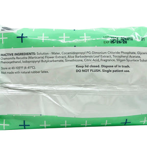 McKesson Baby Wipe 6-4/5 X 7 Inch Soft Pack Aloe / Vitamin E Scented 72 Count 61257589