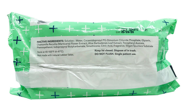 McKesson Baby Wipe 6-4/5 X 7 Inch Soft Pack Aloe / Vitamin E Scented 72 Count 61257589