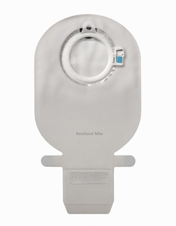 SenSura Mio Click Drainable Two-Piece Ostomy Pouch Maxi Box of 10, Transparent